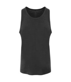 AWDis Just Ts Mens Tri-Blend Vest (Heather Black)