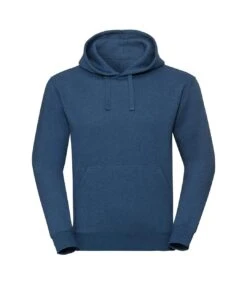 Russell Mens Authentic Melange Hoodie (Ocean Melange)