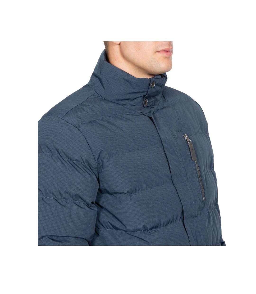 Trespass Mens Boyce Casual Jacket (Navy Marl) 5 Trespass Mens Boyce Casual Jacket (Navy Marl) - Image 3