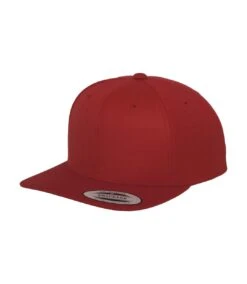 Yupoong Mens The Classic Premium Snapback Cap (Red)