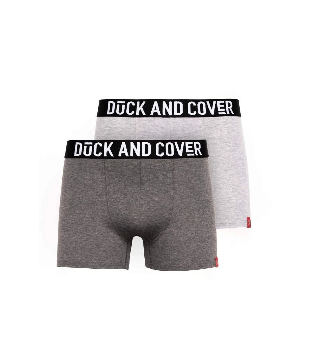 Duck And Cover Mens Darton Marl Boxer Shorts (Pack Of 2) (Gray) 3 Duck And Cover Mens Darton Marl Boxer Shorts (Pack Of 2) (Gray)