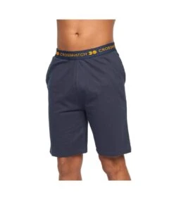 Crosshatch Mens Matharm Shorts (Pack Of 2) (Navy)