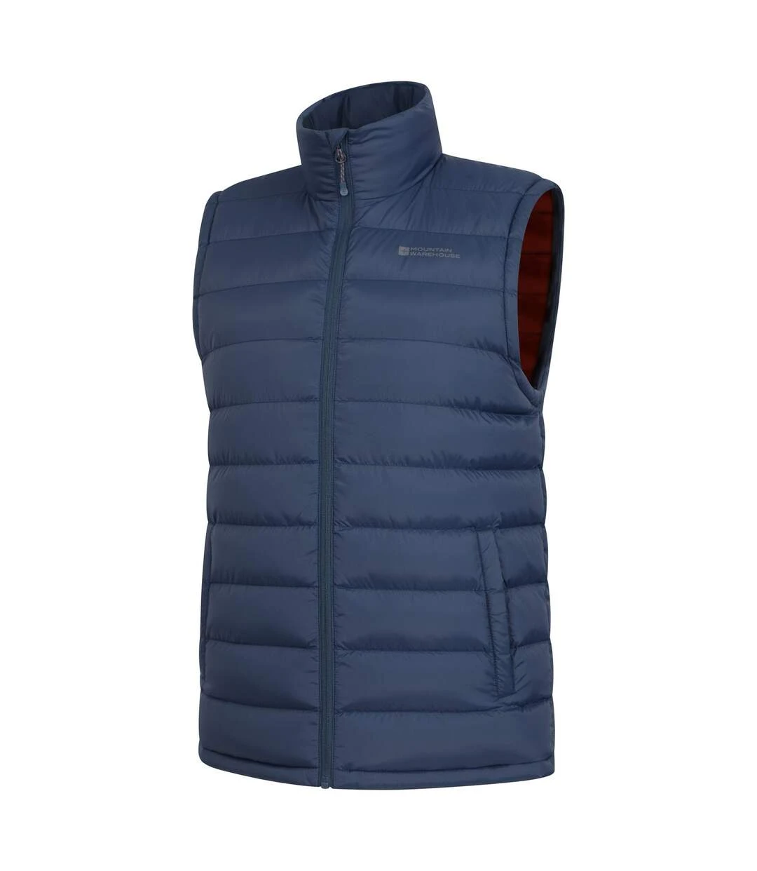 Mountain Warehouse Mens Seasons II Padded Vest (Navy) 6 Mountain Warehouse Mens Seasons II Padded Vest (Navy) - Image 4