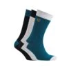 Farah Mens Darby Socks (Pack Of 3) (Black/Bottle Green/Light Grey)