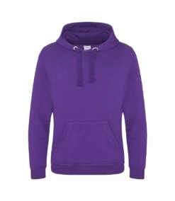 AWDis Just Hoods Mens Graduate Heavyweight Hoodie (Purple)