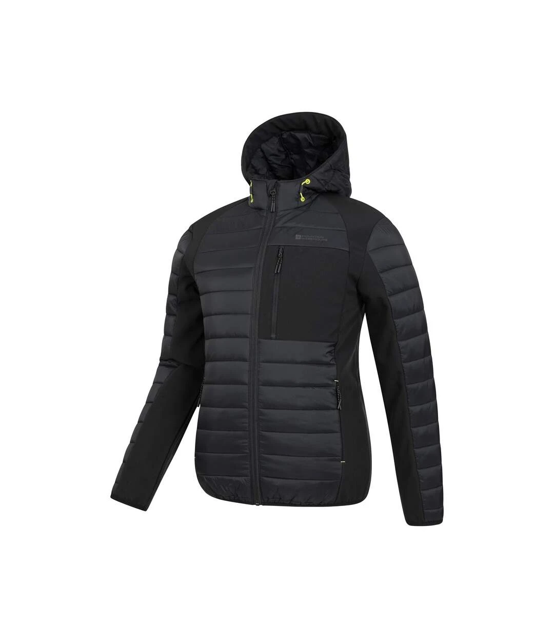 Mountain Warehouse Mens Turbine II Softshell Padded Jacket (Black) 5 Mountain Warehouse Mens Turbine II Softshell Padded Jacket (Black) - Image 3