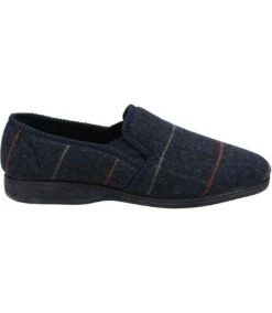 Fleet & Foster Mens Mitchell Slippers (Navy) -Featured Men'S Clothing Stores C7CC19EE9951E9AA7F9ED0E780FFC52293E98E3A30D4B9EB9CCF67F81010D0E1