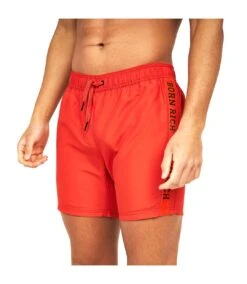 Born Rich Mens Francesco Swim Shorts (Mars Red)