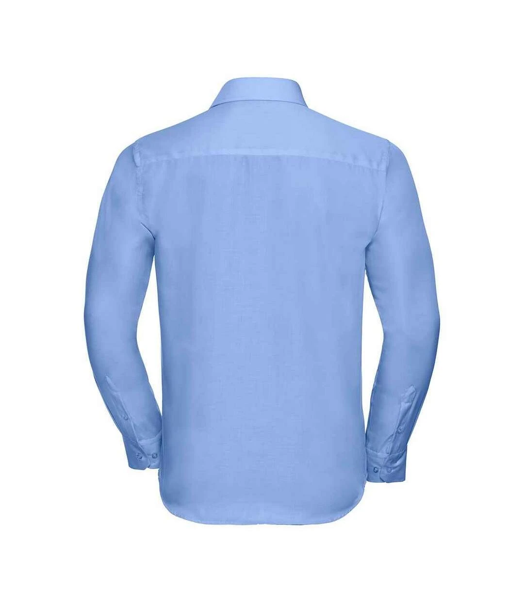 Russell Mens Ultimate Non-Iron Tailored Long-Sleeved Formal Shirt (Bright Sky) 4 Russell Mens Ultimate Non-Iron Tailored Long-Sleeved Formal Shirt (Bright Sky) - Image 2