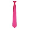 Premier® Premier Unisex Adult Satin Tie (Hot Pink) (One Size)