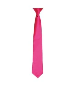 Premier® Premier Unisex Adult Satin Tie (Hot Pink) (One Size)