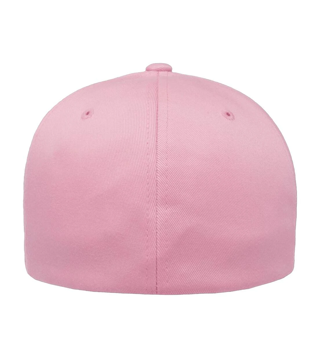 Yupoong Mens Flexfit Fitted Baseball Cap (Pink) 4 Yupoong Mens Flexfit Fitted Baseball Cap (Pink) - Image 2
