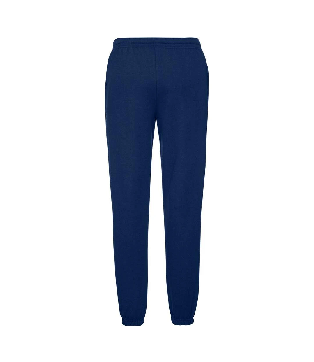 Fruit Of The Loom Mens Elasticated Cuff Jog Pants/Jogging Bottoms (Navy) 4 Fruit Of The Loom Mens Elasticated Cuff Jog Pants/Jogging Bottoms (Navy) - Image 2