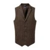 Premier® Premier Mens Herringbone Waistcoat (Brown Check) -Featured Men'S Clothing Stores CD382363D81DB1A99FC02E22C5C2C48D4108A5E0056547A676896B421EDE8E66