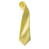 Premier® Premier Mens Plain Satin Tie (Narrow Blade) (Lemon) (One Size) -Featured Men'S Clothing Stores CDE681CA5D2E77E51A20BFC36F13E087B18C866EC845ABD555CEBECD246DA698