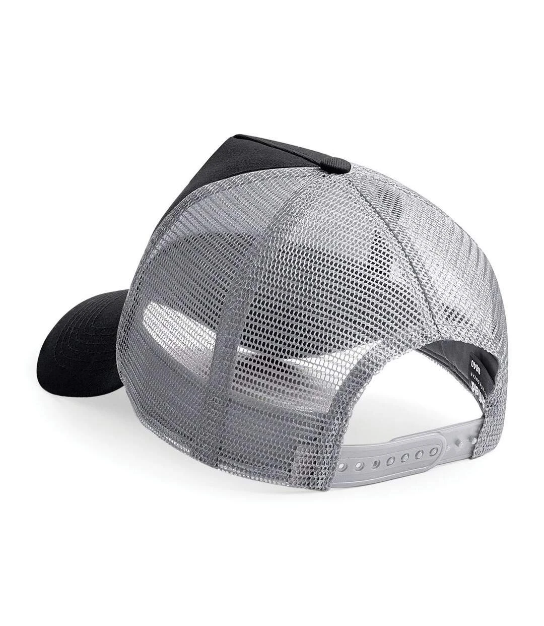 Beechfield Mens Half Mesh Trucker Cap/Headwear (Pack Of 2) (Black/ Light Grey) 4 Beechfield Mens Half Mesh Trucker Cap/Headwear (Pack Of 2) (Black/ Light Grey) - Image 2