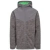Trespass Mens Hendricks Waterproof Softshell Jacket (Dark Grey Marl/Clover)