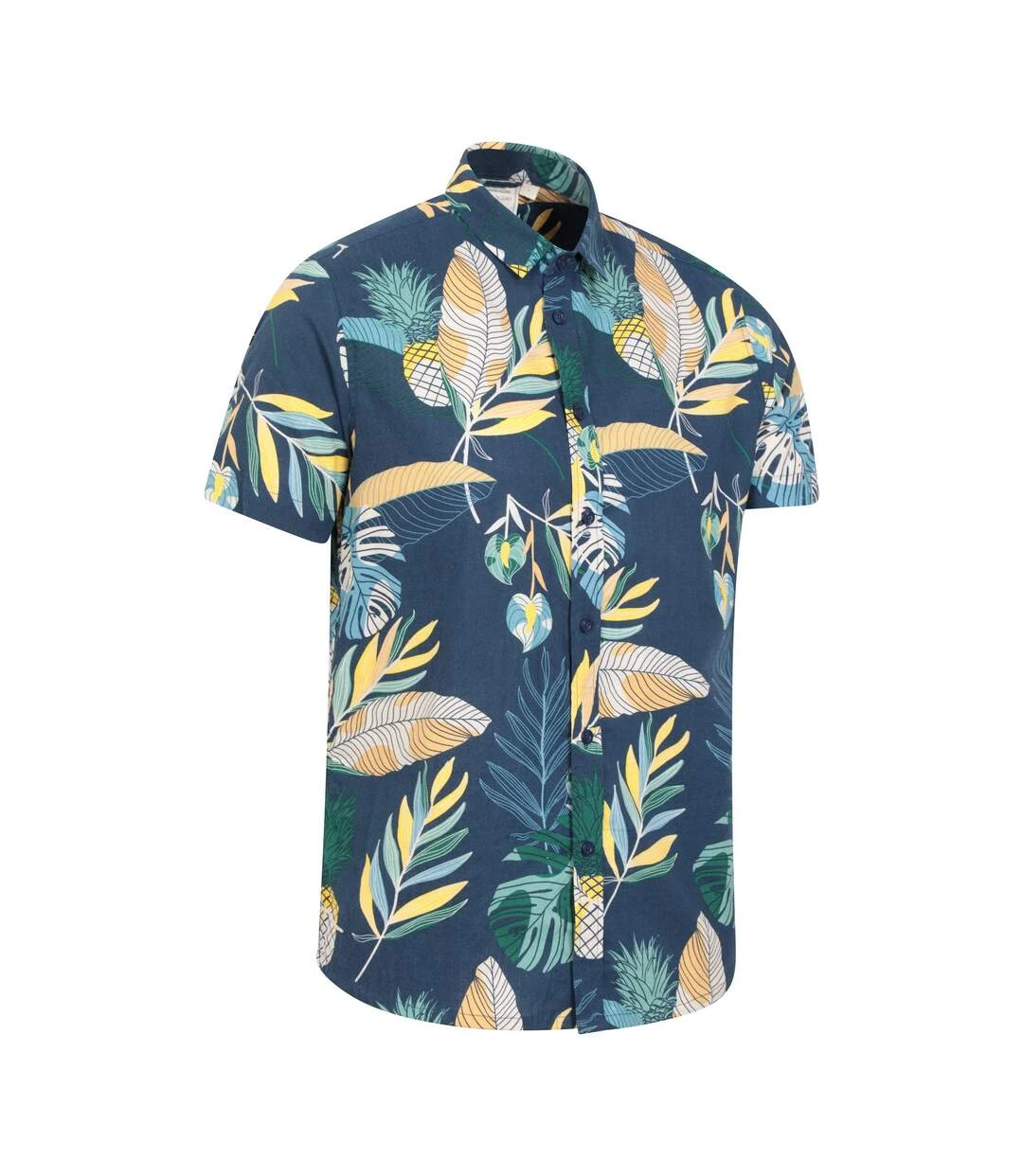 Mountain Warehouse Mens Hawaiian Shirt (Blue) 6 Mountain Warehouse Mens Hawaiian Shirt (Blue) - Image 4