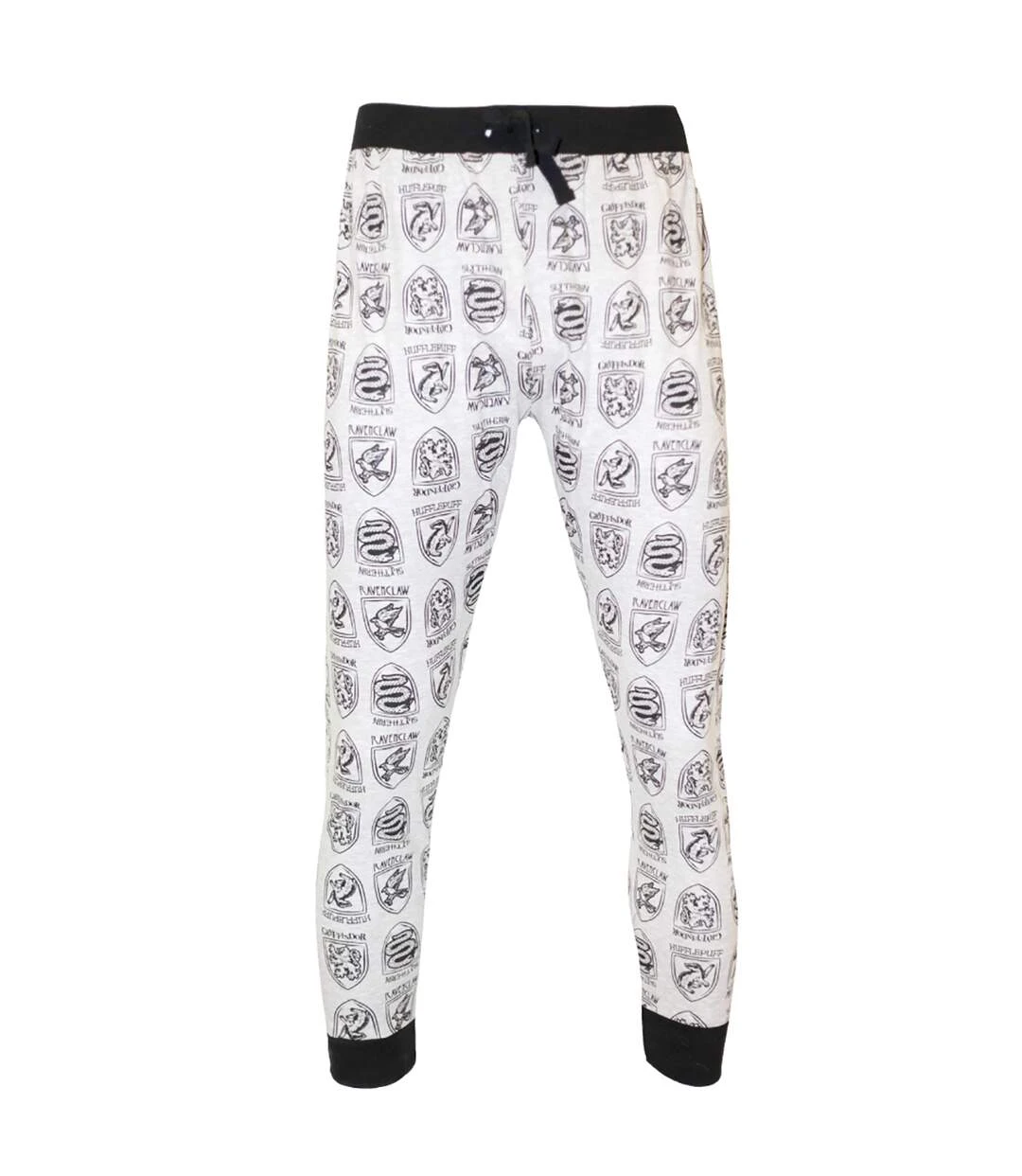 Harry Potter Mens House Crest Lounge Pants (Gray) 3 Harry Potter Mens House Crest Lounge Pants (Gray)