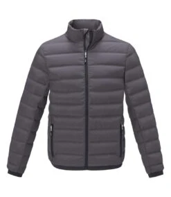 Elevate Mens Macin Insulated Down Jacket (Storm Grey)