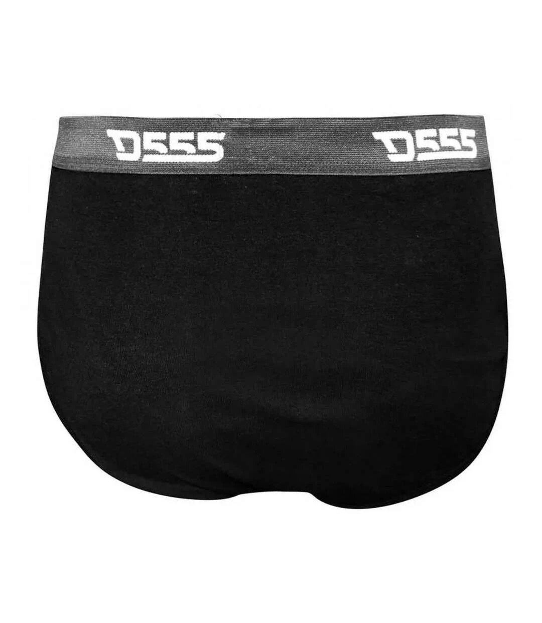 Duke Mens Thompson D555 Cotton Y Front Kingsize Briefs (Pack Of 2) (Black) 6 Duke Mens Thompson D555 Cotton Y Front Kingsize Briefs (Pack Of 2) (Black) - Image 4