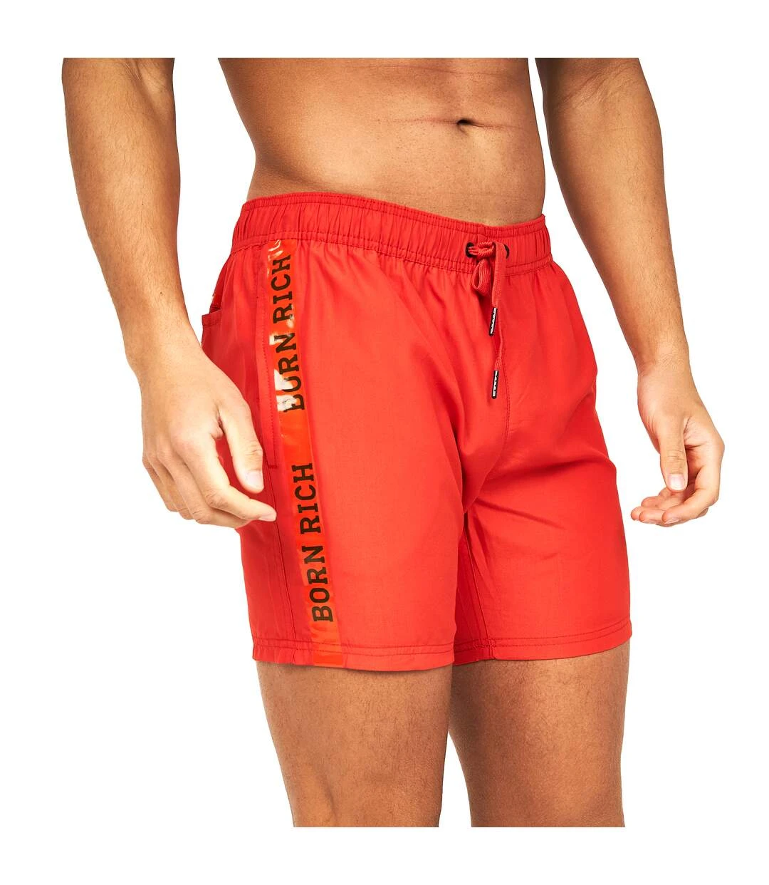 Born Rich Mens Francesco Swim Shorts (Mars Red) 5 Born Rich Mens Francesco Swim Shorts (Mars Red) - Image 3