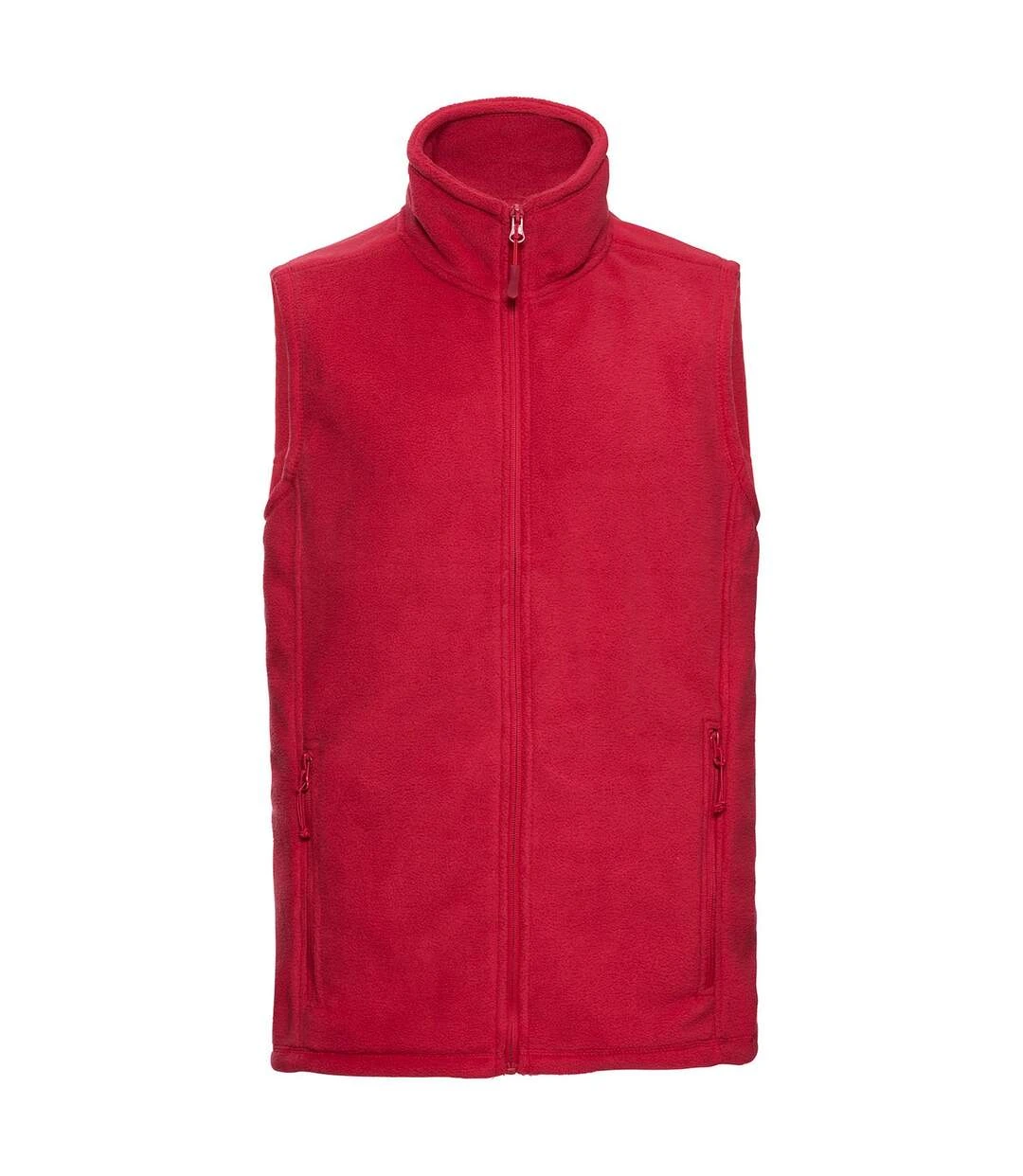 Russell Mens Outdoor Fleece Vest (Classic Red) 3 Russell Mens Outdoor Fleece Vest (Classic Red)