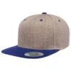 Yupoong Mens The Classic Premium Snapback 2-Tone Cap (Heather/Royal Blue) 2 Yupoong Mens The Classic Premium Snapback 2-Tone Cap (Heather/Royal Blue) -Featured Men'S Clothing Stores DCBC8A363419853CB43F2FBA8491343B1CE07DC9BC80CCDEAB28D0C032CDF85E