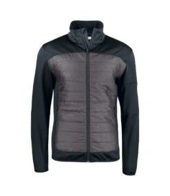 Clique Mens Custer Reflective Padded Jacket (Black)