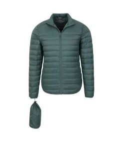 Mountain Warehouse Mens Featherweight II Down Jacket (Green) 8 Mountain Warehouse Mens Featherweight II Down Jacket (Green) -Featured Men'S Clothing Stores DE3E8B0E83597AED8CC5AA9CC2291558C0E38C0A6BD70D0FA80C1E93368F87F0