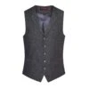 Brook Taverner Mens Memphis Waistcoat (Charcoal Herringbone Gray) 2 Brook Taverner Mens Memphis Waistcoat (Charcoal Herringbone Gray) -Featured Men'S Clothing Stores DE62349823EDBF6E680BA79FF872853509639F17F421759D7B40D0721C75F7F2