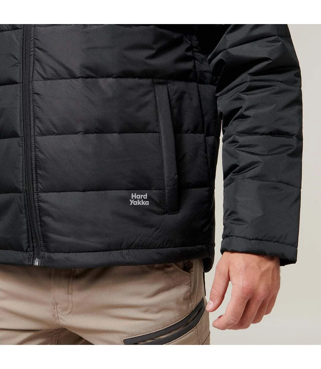 Hard Yakka Mens Puffa 2.0 Padded Jacket (Black) 6 Hard Yakka Mens Puffa 2.0 Padded Jacket (Black) - Image 4