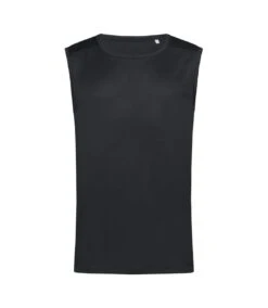 Stedman Mens Active 140 Sleeveless Tee (Black Opal)