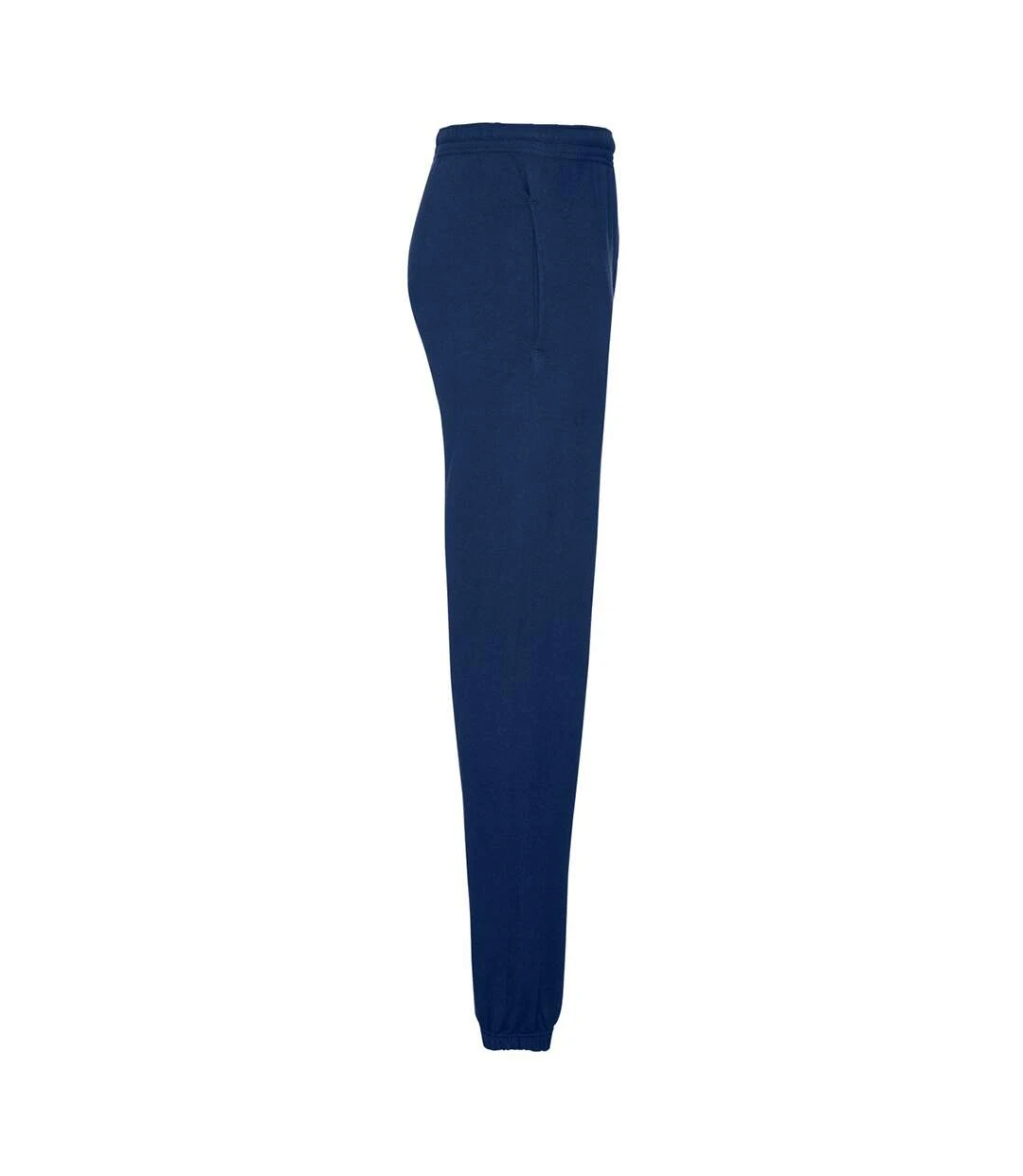 Fruit Of The Loom Mens Elasticated Cuff Jog Pants/Jogging Bottoms (Navy) 5 Fruit Of The Loom Mens Elasticated Cuff Jog Pants/Jogging Bottoms (Navy) - Image 3