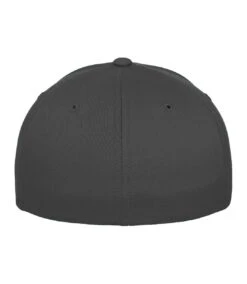 Yupoong Mens Flexfit Fitted Baseball Cap (Dark Grey)