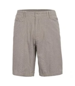 Trespass Miner Mens Travel Shorts (Oatmeal Check)