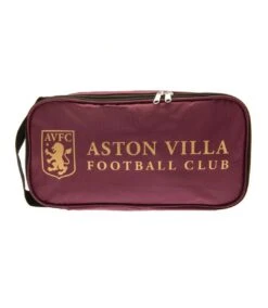 Aston Villa FC Colour React Boot Bag (Claret Red/Gold) (One Size)