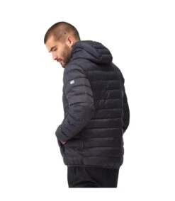 Regatta Mens Marizion Baffled Hooded Padded Jacket (Ash/Danger Red) -Featured Men'S Clothing Stores E1C8D095AB4B0C9492460F5444DE0EF201154FA659E80988FEEACC47AD912063