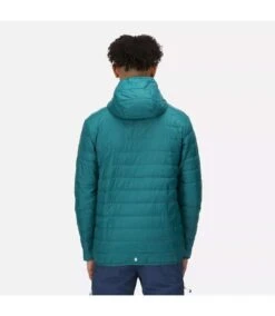 Regatta Mens Hillpack Hooded Lightweight Jacket (Pacific Green) -Featured Men'S Clothing Stores E2B0C4B6F2C22A9DBE24E62B4EB8AB26904A5453914BC0FC95159AC72D677459