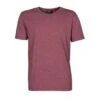 Tee Jays Mens Urban Short Sleeve Melange T-Shirt (Wine Melange)