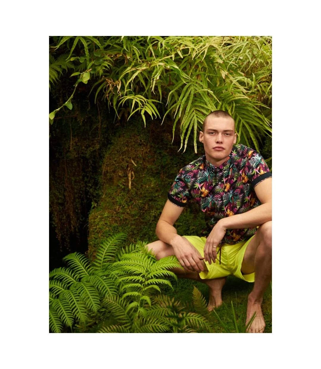 Bewley & Ritch Mens Sand Swim Shorts (Fluorescent Yellow) 5 Bewley & Ritch Mens Sand Swim Shorts (Fluorescent Yellow) - Image 3