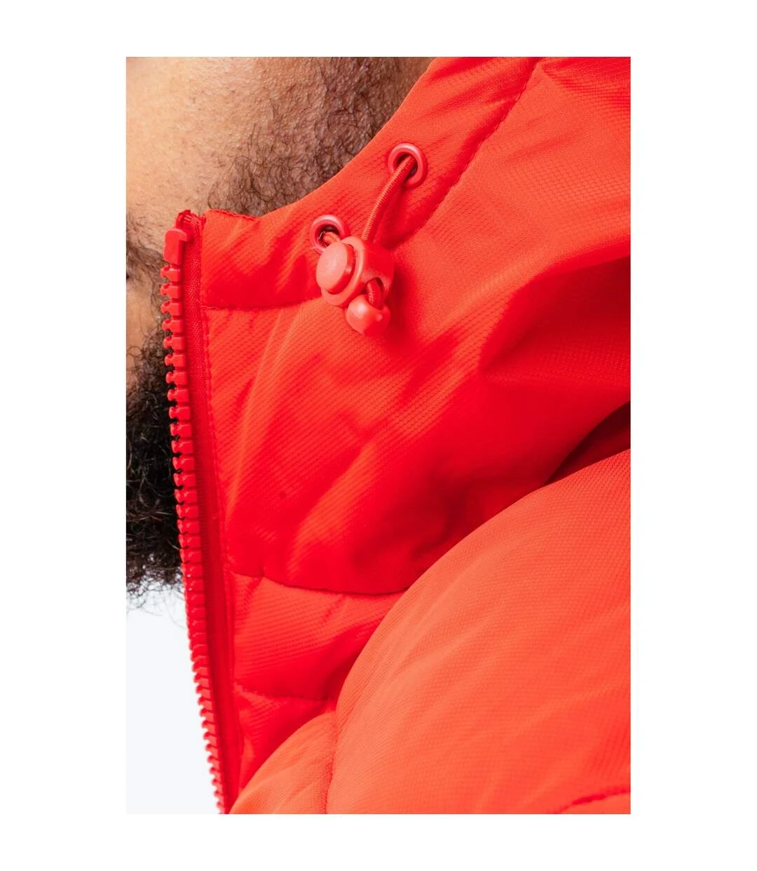 Hype Mens Luxe Padded Jacket (Red) 6 Hype Mens Luxe Padded Jacket (Red) - Image 4
