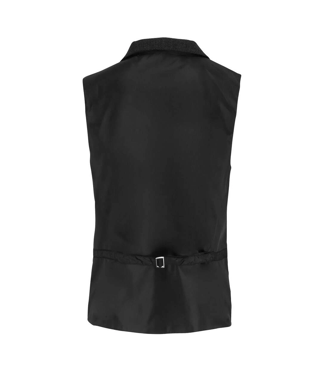 Premier® Premier Mens Herringbone Waistcoat (Dark Gray) 4 Premier® Premier Mens Herringbone Waistcoat (Dark Gray) - Image 2