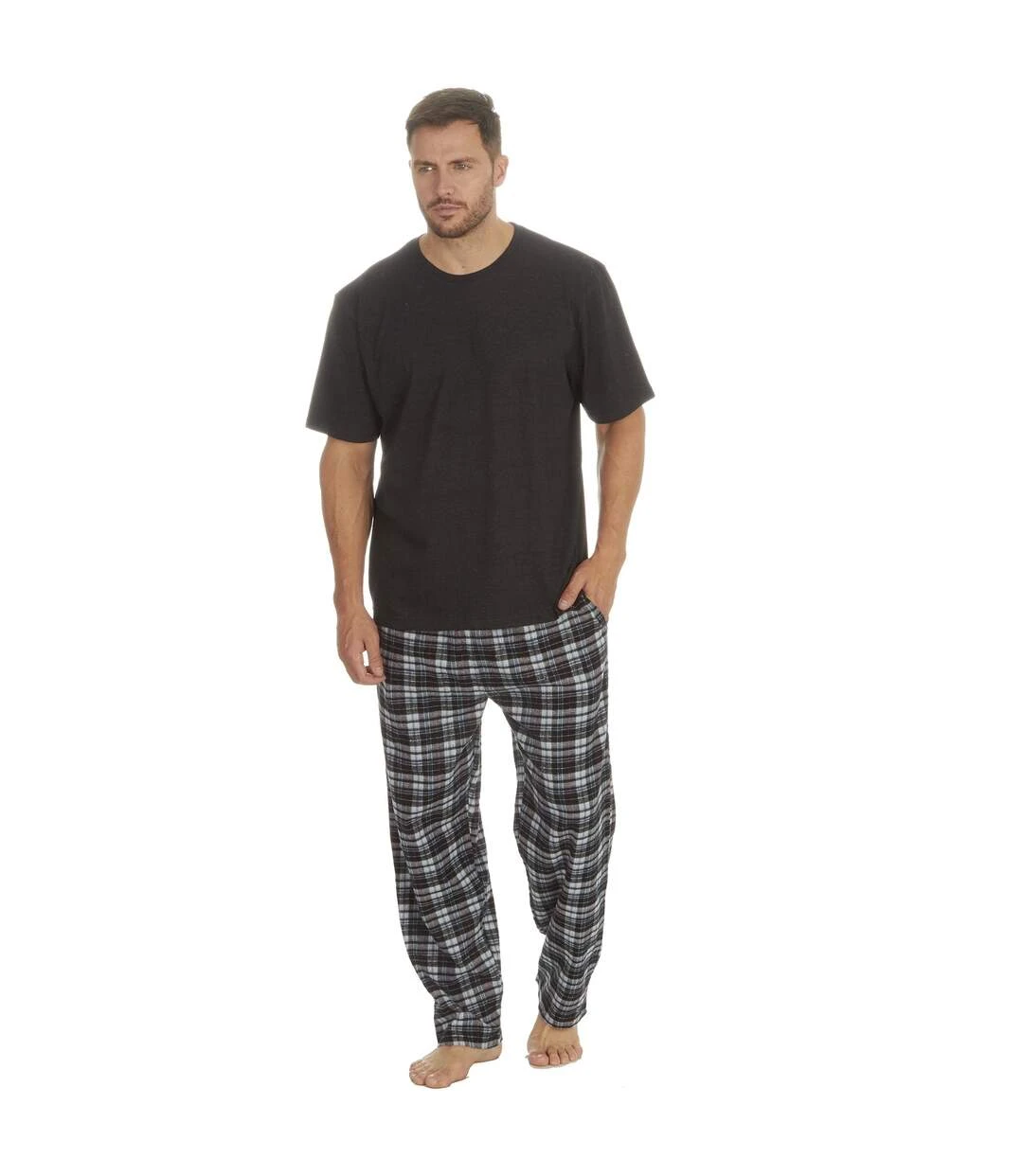 Embargo Mens Plaid Short Sleeve Pajama Set () 3 Embargo Mens Plaid Short Sleeve Pajama Set ()
