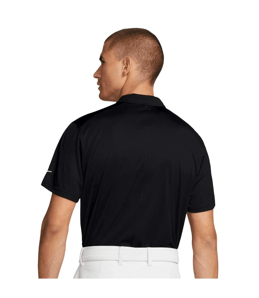Nike Mens Victory Dri-FIT Polo Shirt (Black/White) 5 Nike Mens Victory Dri-FIT Polo Shirt (Black/White) - Image 3
