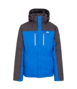 Trespass Mens Tolsford Waterproof Jacket (Blue)