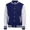 Awdis Unisex Varsity Jacket (Oxford Navy / Heather Gray) -Featured Men'S Clothing Stores F1EF477C4BE509CB4405EB2DDD55958FEAC534C15850C468FEDD0B375F14E77E