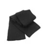 Result Classic Heavy Knit Thermal Winter Scarf (Black) (One Size)