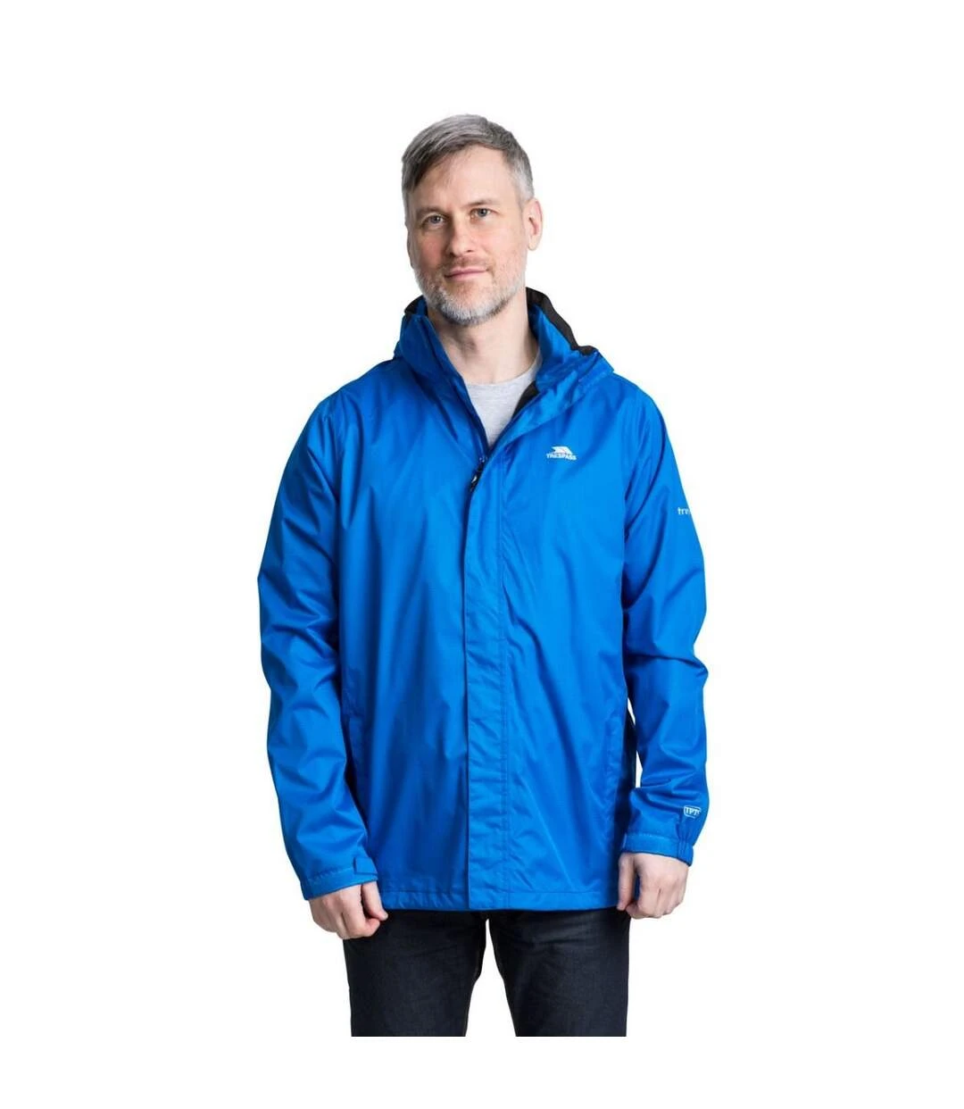 Trespass Mens Fraser II Waterproof Jacket (Blue) 4 Trespass Mens Fraser II Waterproof Jacket (Blue) - Image 2