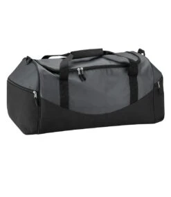Quadra Teamwear Holdall Duffel Bag (55 Liters) (Graphite/Grey/Black) (One Size)